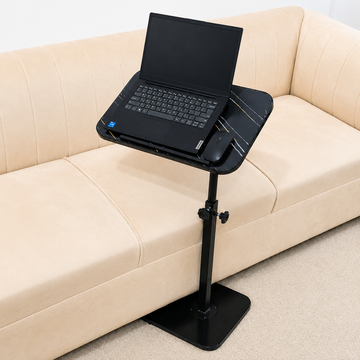 90° Tilting & 360° Swivel Height-Adjustable Table